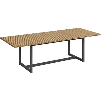 Geneve Aluminum Outdoor Dining Table-Outdoor Dining Tables-SUNPAN-LOOMLAN