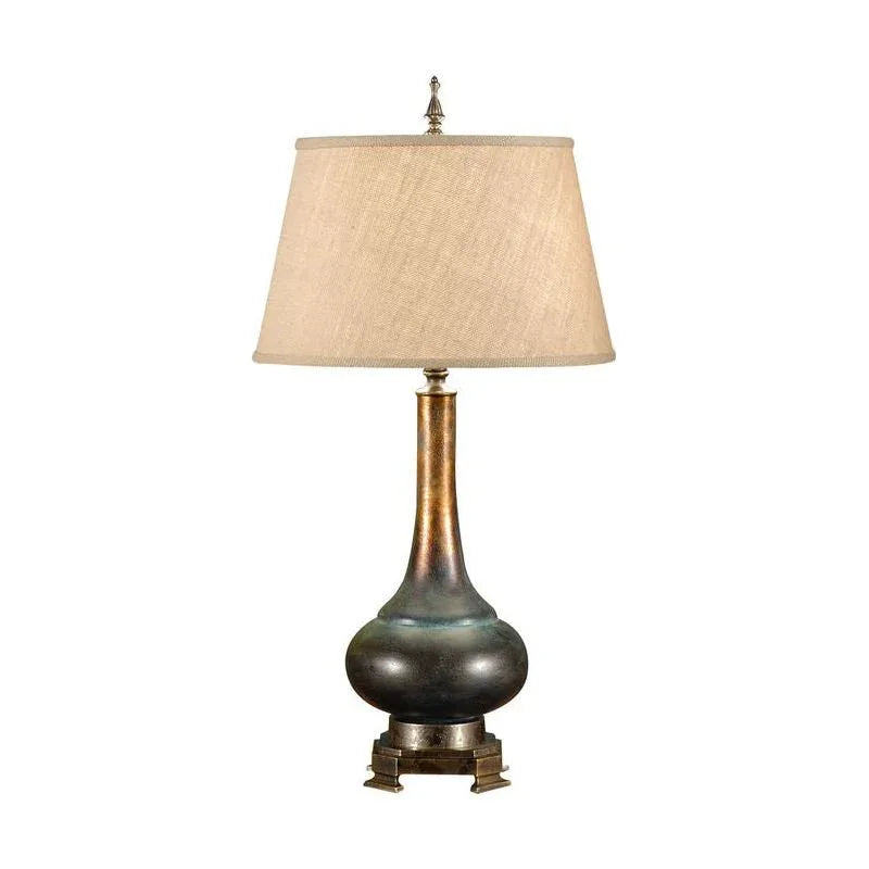 Genie Bottle Brass Mounted Table Lamp - LOOMLAN - Wildwood - Table Lamps
