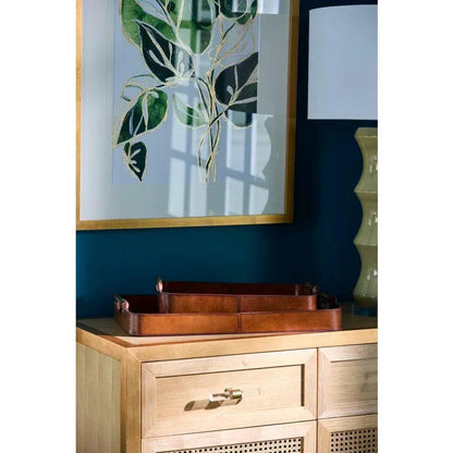 Gentleman Rich Leather Tray (Set of 2) - LOOMLAN - Trays