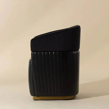 Genval Performance Fabric Wheeled Lounge Chair - LOOMLAN - SUNPAN - Dining Chairs