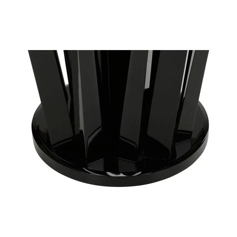 Geode Acrylic Based Round End Table - LOOMLAN - Wildwood - Side Tables