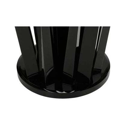 Geode Acrylic Based Round End Table - LOOMLAN - Wildwood - Side Tables