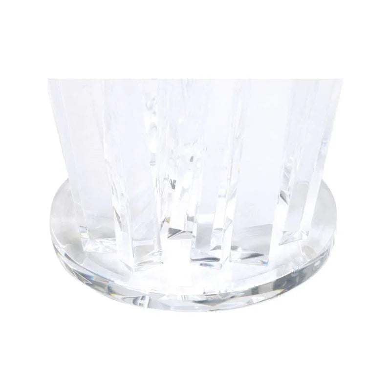 Geode Acrylic Based Round End Table - LOOMLAN - Wildwood - Side Tables