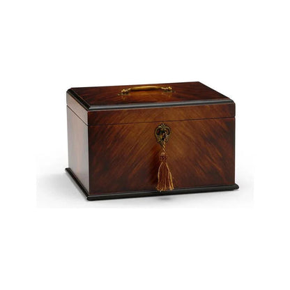 George II Tea Caddy Wooden Box - LOOMLAN - Chelsea House - Boxes & Bowls