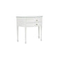 George III Demilune Shaped White Console Table - LOOMLAN - Chelsea House - Console Tables