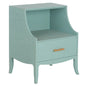 George III One Drawer Bedside Table-Nightstands-Chelsea House-Blue-LOOMLAN