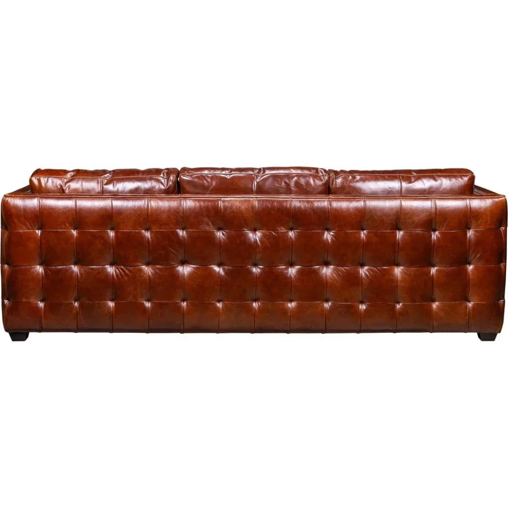 Georgia Leather Comfort Sofa - LOOMLAN - Olivia + Quinn - Sofas & Loveseats