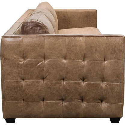 Georgia Leather Comfort Sofa - LOOMLAN - Olivia + Quinn - Sofas & Loveseats
