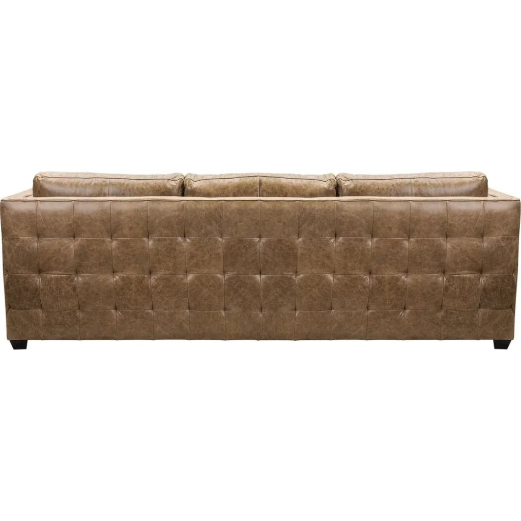Georgia Leather Comfort Sofa - LOOMLAN - Olivia + Quinn - Sofas & Loveseats