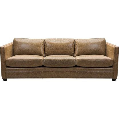 Georgia Leather Comfort Sofa - LOOMLAN - Olivia + Quinn - Sofas & Loveseats