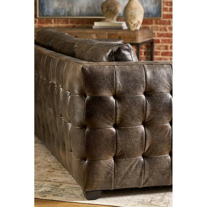 Georgia Leather Comfort Sofa - LOOMLAN - Olivia + Quinn - Sofas & Loveseats