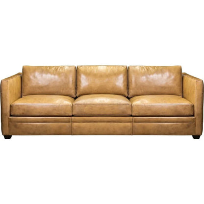 Georgia Leather Comfort Sofa - LOOMLAN - Olivia + Quinn - Sofas & Loveseats