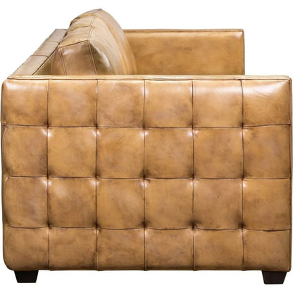 Georgia Leather Comfort Sofa - LOOMLAN - Olivia + Quinn - Sofas & Loveseats