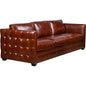 Georgia Leather Comfort Sofa - LOOMLAN - Olivia + Quinn - Sofas & Loveseats
