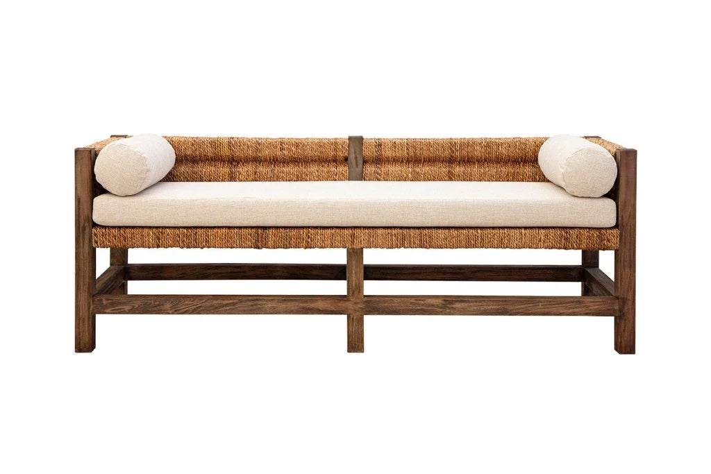 Georgia Performance Linen Bedroom Bench - LOOMLAN - Furniture Classics - Bedroom Benches