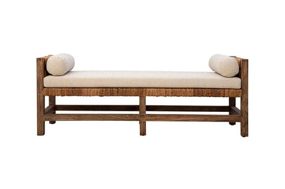 Georgia Performance Linen Bedroom Bench - LOOMLAN - Furniture Classics - Bedroom Benches