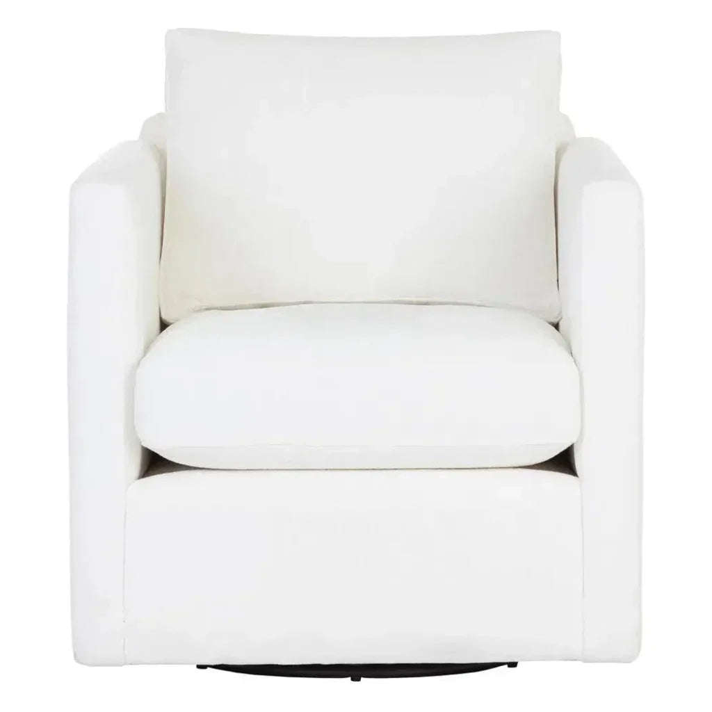 Georgie Fabric Swivel Lounge Chair - LOOMLAN - SUNPAN - Club Chairs