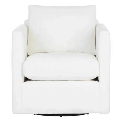 Georgie Fabric Swivel Lounge Chair - LOOMLAN - SUNPAN - Club Chairs