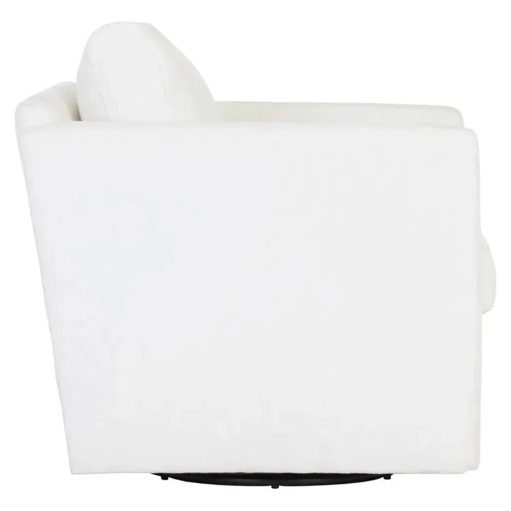 Georgie Fabric Swivel Lounge Chair - LOOMLAN - SUNPAN - Club Chairs