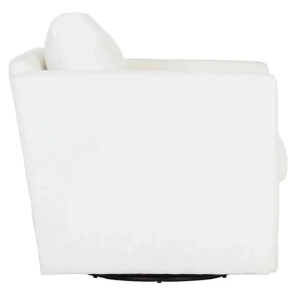 Georgie Fabric Swivel Lounge Chair - LOOMLAN - SUNPAN - Club Chairs