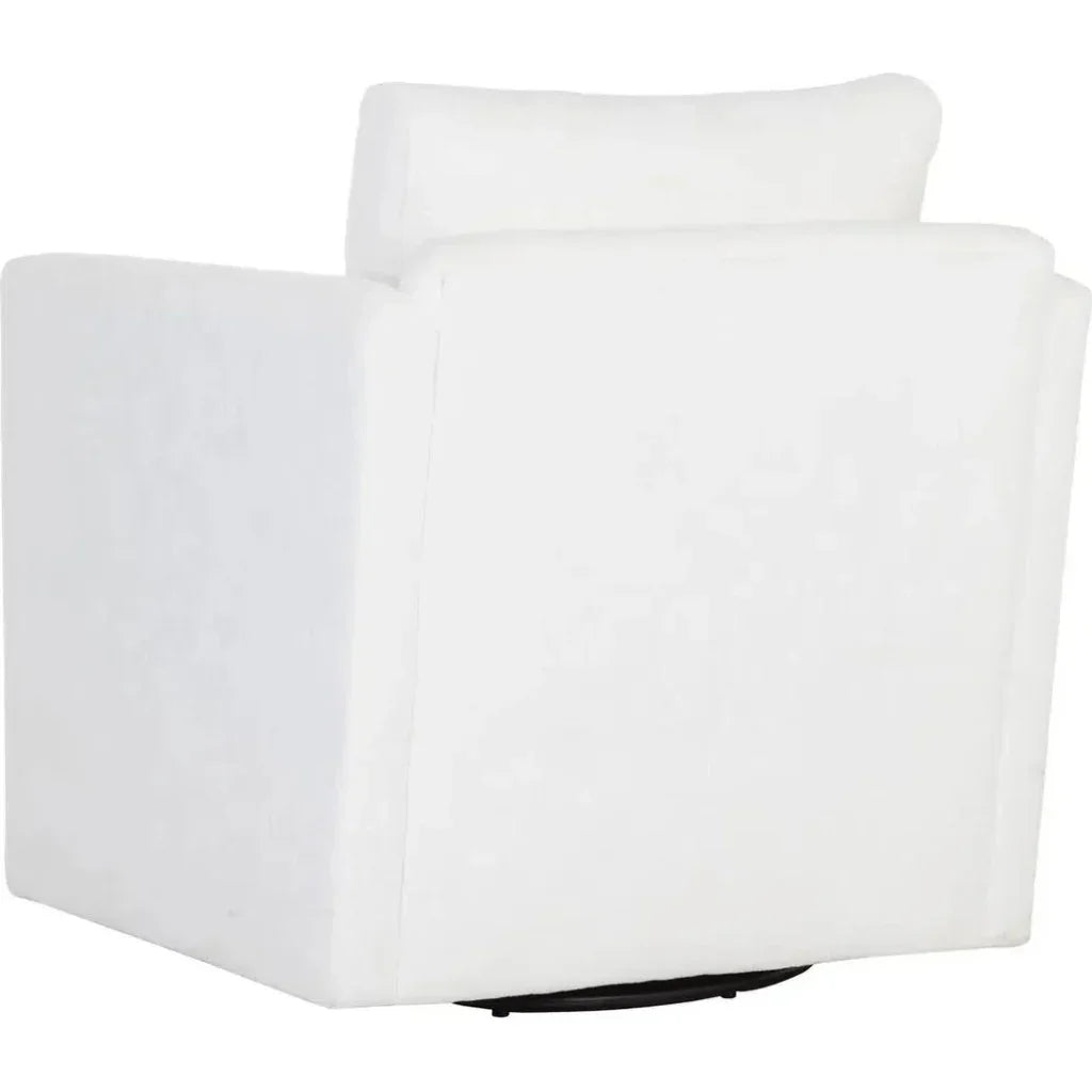 Georgie Fabric Swivel Lounge Chair - LOOMLAN - SUNPAN - Club Chairs