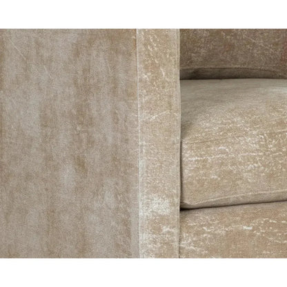 Georgie Fabric Swivel Lounge Chair - LOOMLAN - SUNPAN - Club Chairs