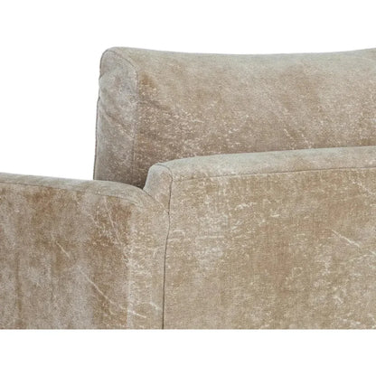 Georgie Fabric Swivel Lounge Chair - LOOMLAN - SUNPAN - Club Chairs