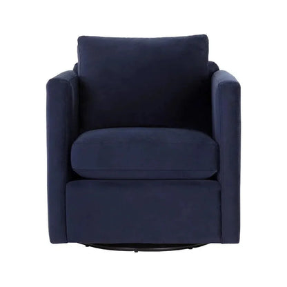 Georgie Fabric Swivel Lounge Chair - LOOMLAN - SUNPAN - Club Chairs