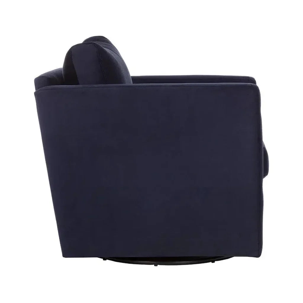 Georgie Fabric Swivel Lounge Chair - LOOMLAN - SUNPAN - Club Chairs