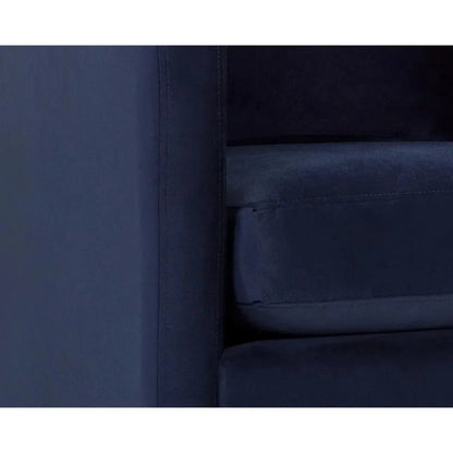 Georgie Fabric Swivel Lounge Chair - LOOMLAN - SUNPAN - Club Chairs