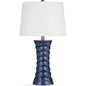 Gere Ceramic Blue Table Lamp - LOOMLAN - Bassett Mirror - Table Lamps