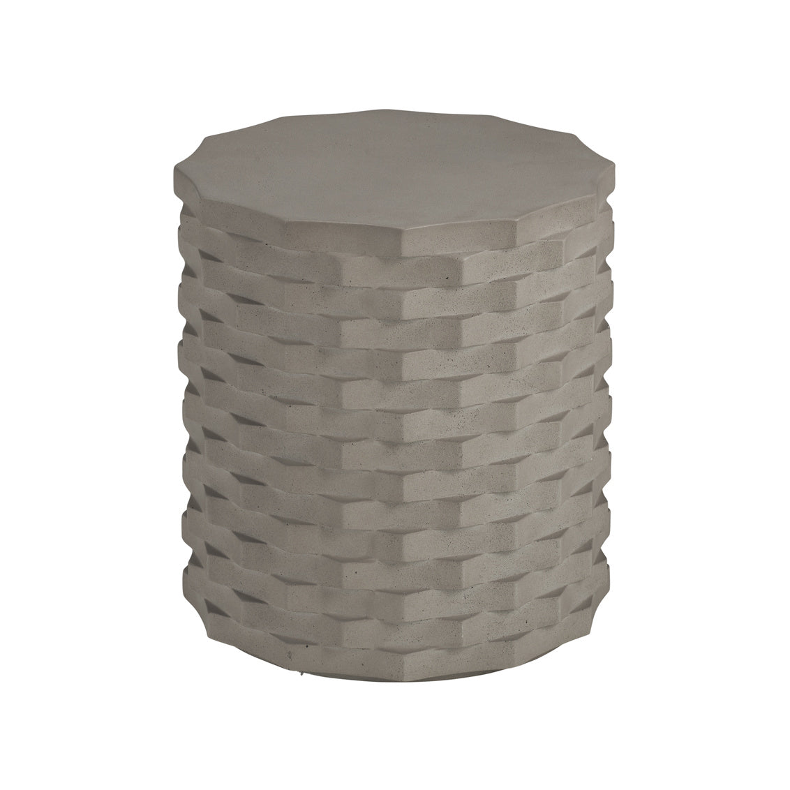 Gessler Concrete Grey Accent Table