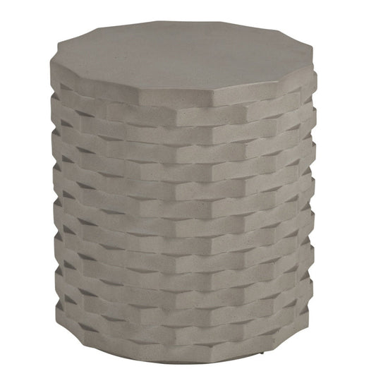 Gessler Concrete Grey Accent Table