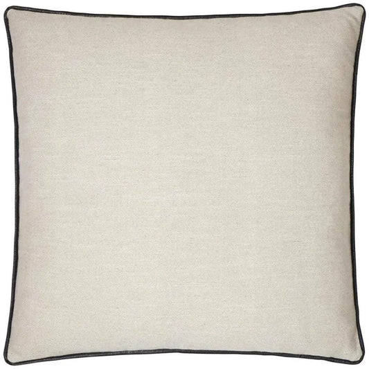 Ghent Black Solid Taupe Black Large Throw Pillow Insert - LOOMLAN - D.V. Kap - Throw Pillows