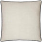 Ghent Black Solid Taupe Black Large Throw Pillow Insert - LOOMLAN - D.V. Kap - Throw Pillows