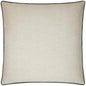 Ghent Grey Solid Taupe Grey Large Throw Pillow Insert - LOOMLAN - D.V. Kap - Throw Pillows