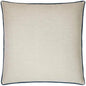 Ghent Navy Solid Taupe Navy Large Throw Pillow Insert - LOOMLAN - D.V. Kap - Throw Pillows