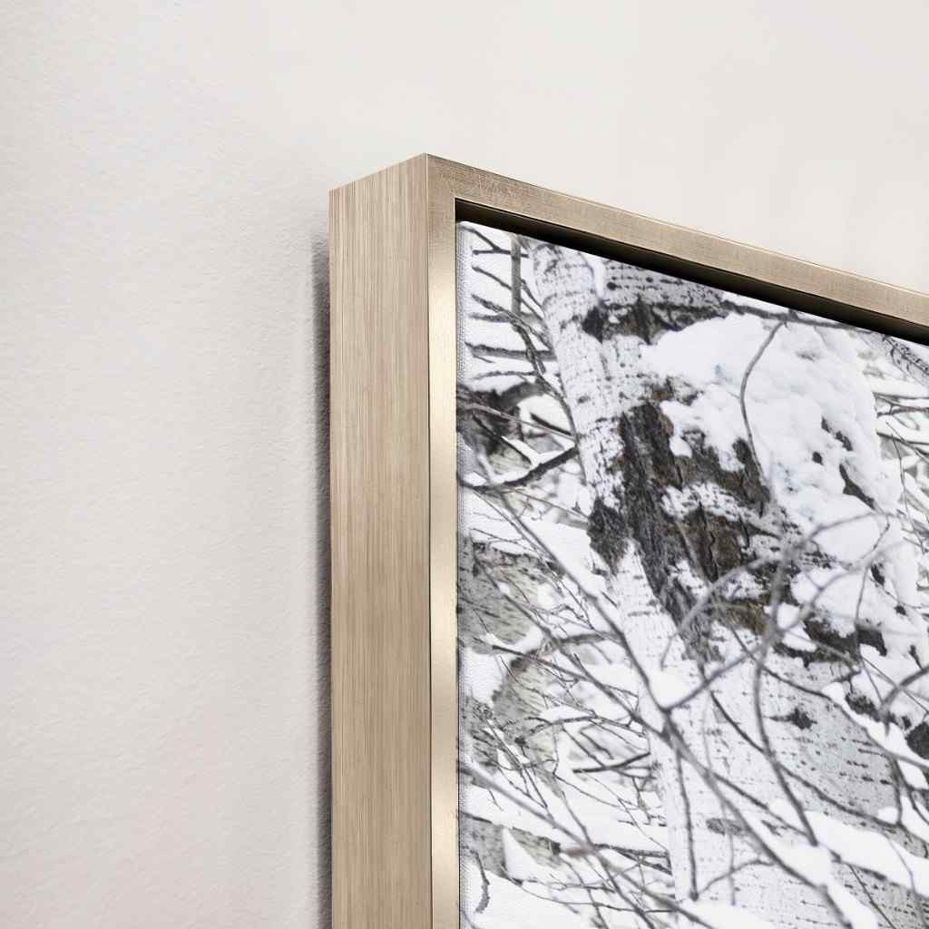 Ghost in the Aspens Hand Crafted Canvas Art