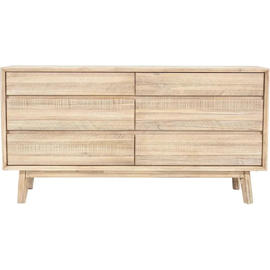 Gia 6 Drawer Dresser - LOOMLAN - LH Imports - Dressers