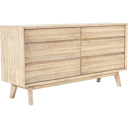 Gia 6 Drawer Dresser - LOOMLAN - LH Imports - Dressers