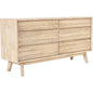 Gia 6 Drawer Dresser - LOOMLAN - LH Imports - Dressers