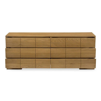 Gia Brown Push - To - Open Drawer Dresser - LOOMLAN - Moe's Home - Dressers