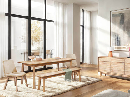 Gia Fabric Armless Dining Chair (Set of 2)