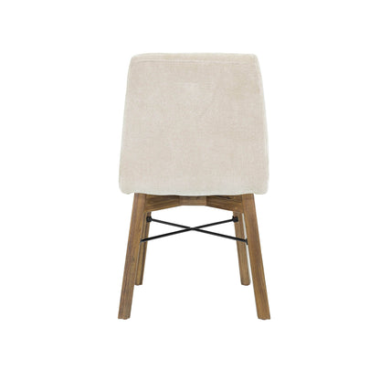 Gia Fabric Armless Dining Chair (Set of 2)