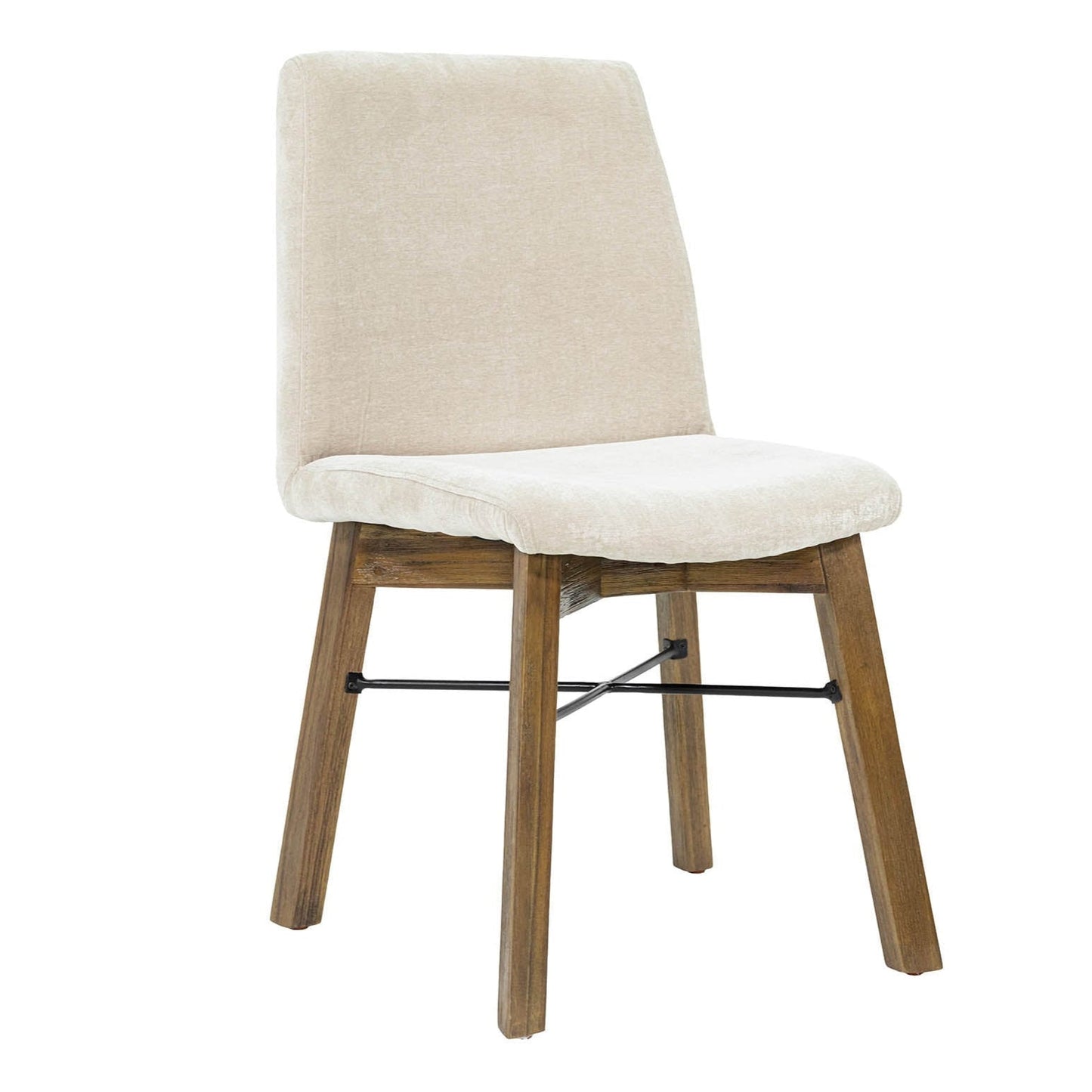 Gia Fabric Armless Dining Chair (Set of 2)