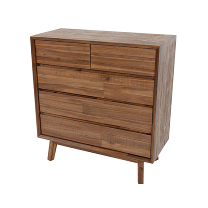 Gia Five Drawers Wood Chest