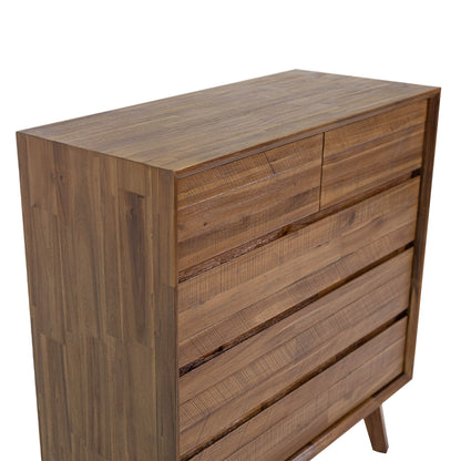 Gia Five Drawers Wood Chest