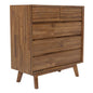 Gia Five Drawers Wood Chest
