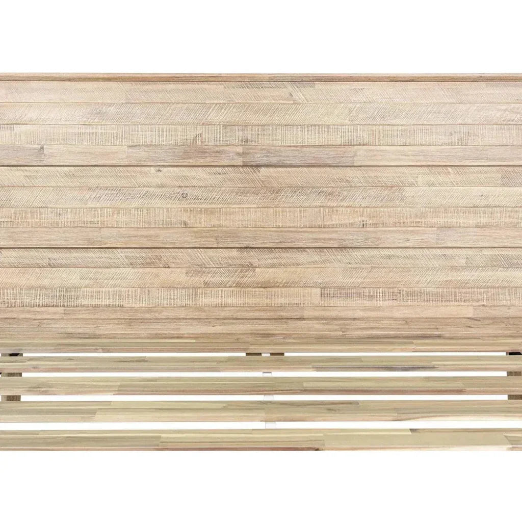 Gia Natural Wood Platform Bed Frame - LOOMLAN - LH Imports - Beds