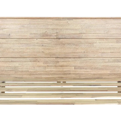 Gia Natural Wood Platform Bed Frame - LOOMLAN - LH Imports - Beds